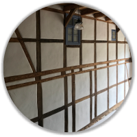 zwei-Lehmputz,Naturfarben-Malermeister-Kröller